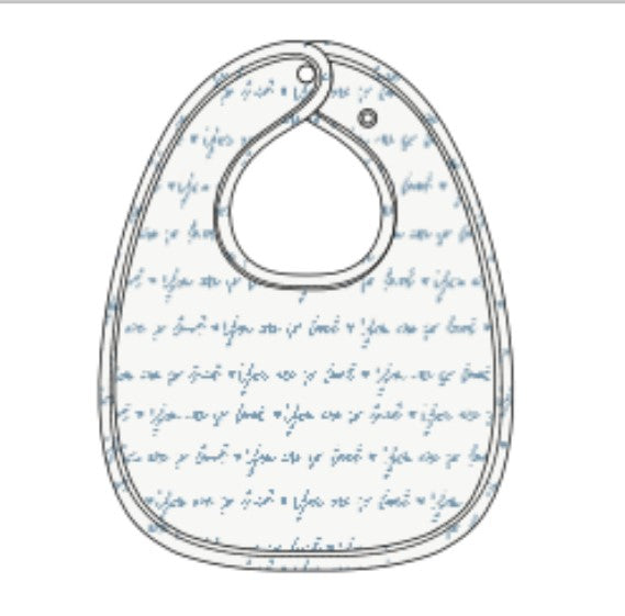 Blue So Loved Baby Bib