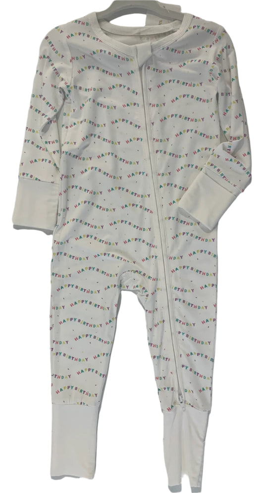Happy Birthday Convertible Romper Onesie (9–18 Months)