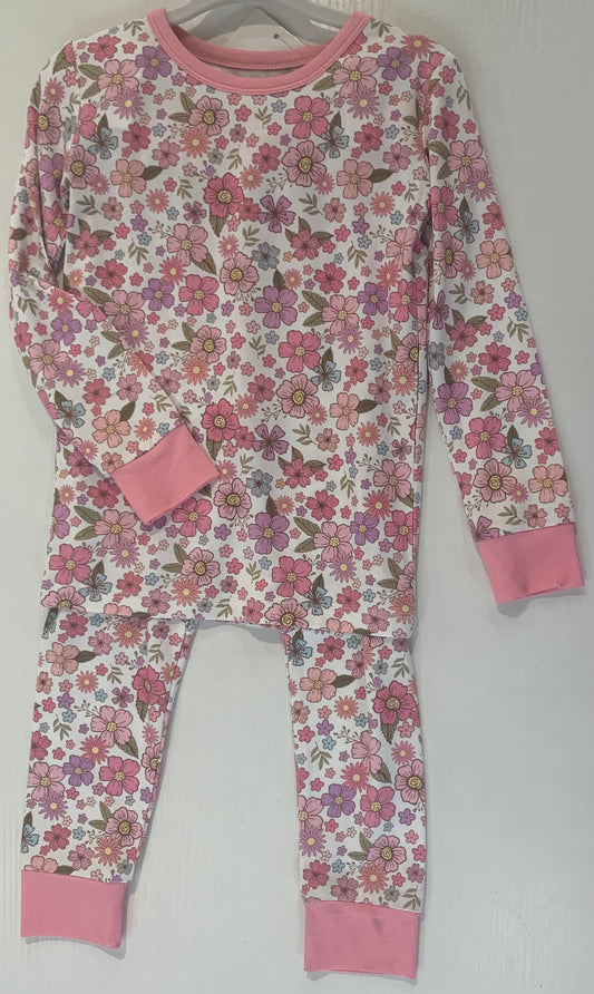 Floral 2-Piece Lounger (Sizes 2T–8)