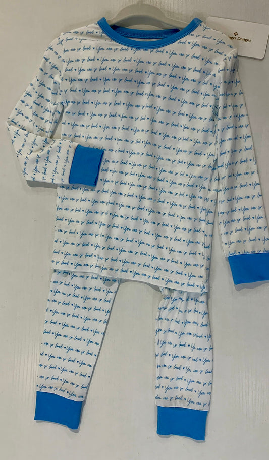 Blue So Loved 2-Piece Lounger (Sizes 2T–8)