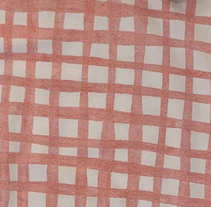 Pink Plaid Baby Bib