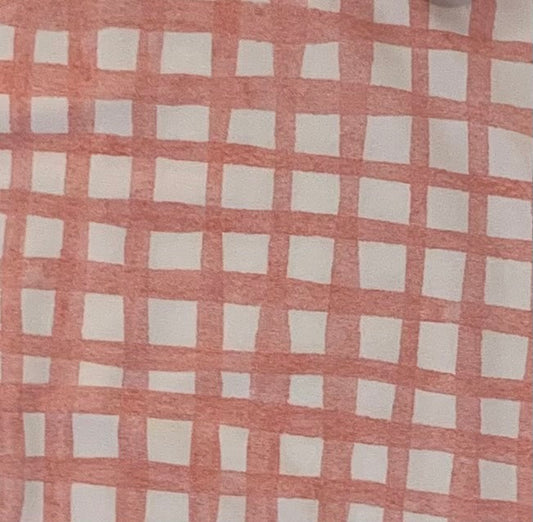 Pink Plaid Receiving Blanket