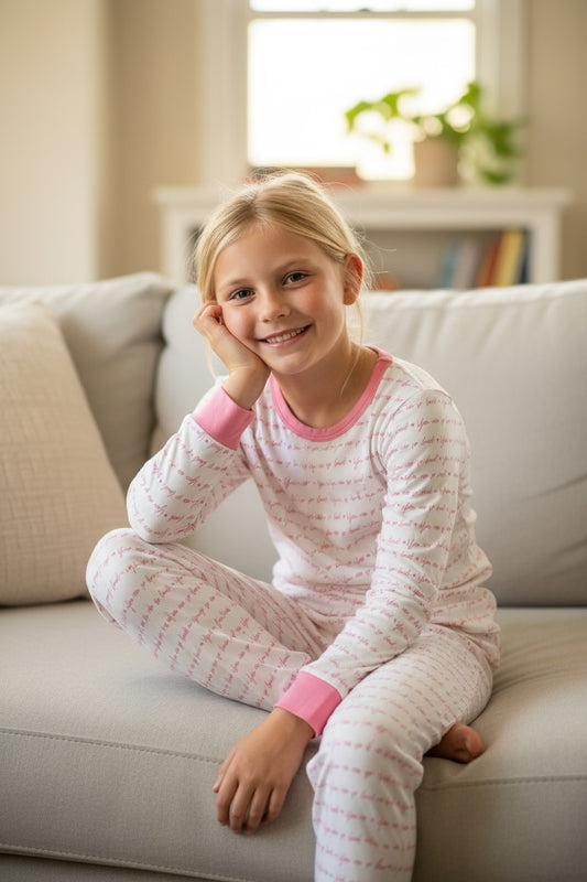 Pink So Loved 2-Piece Lounger (Sizes 2T–8)